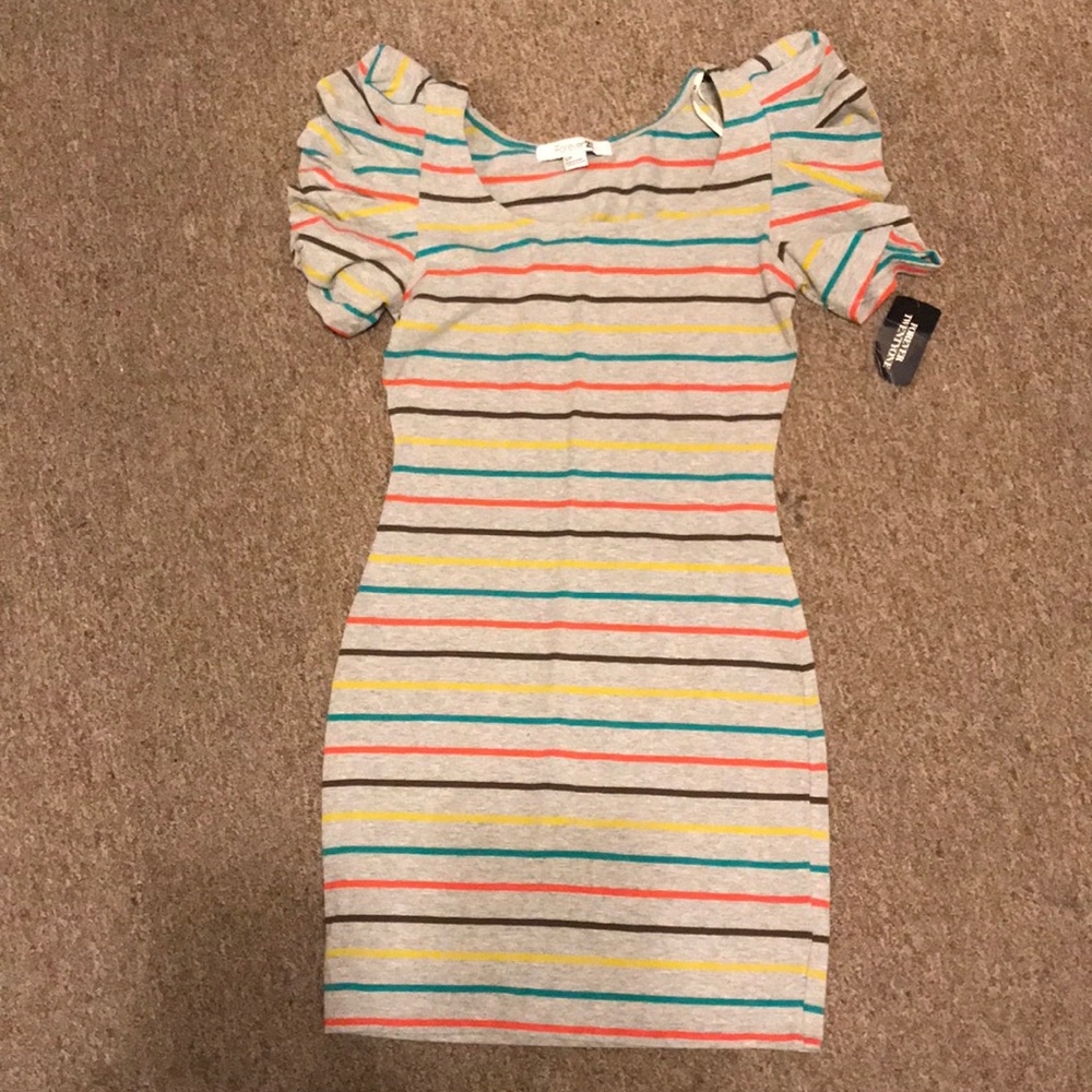 Colorful stripped dress